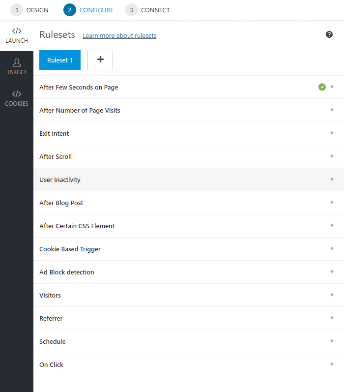 Launch Ruleset