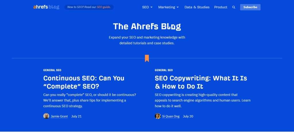 SEO 学习资料分享 17 Ahrefs Blog
