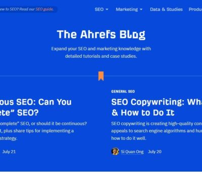 Ahrefs Blog