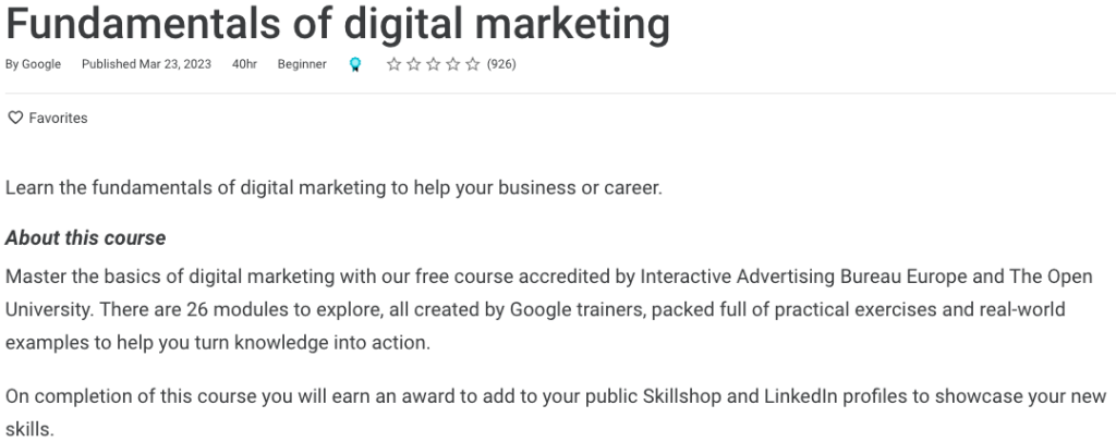 数字营销入门课程 5 Digital marketing