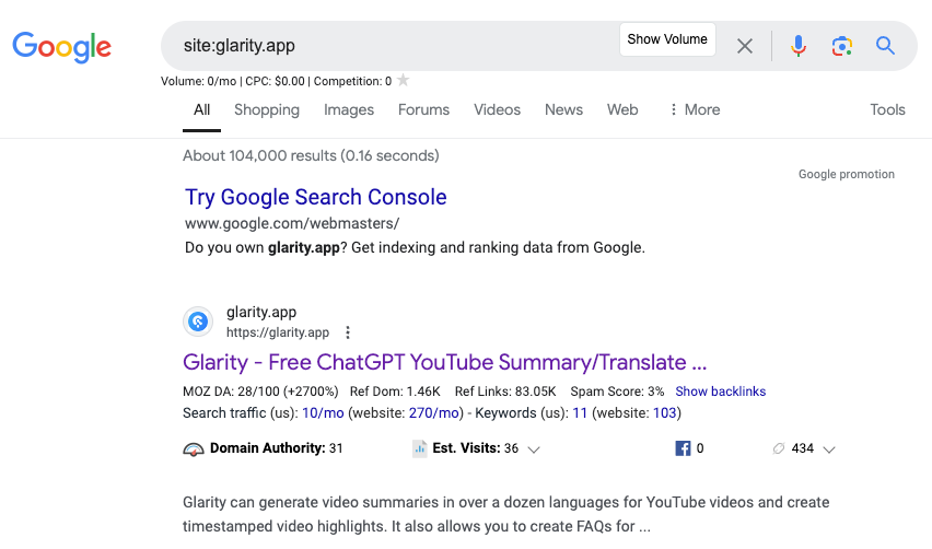 Glarity 的内容策略-2 Glarity 的内容策略-2