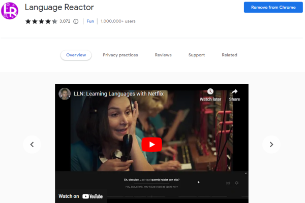 Language Reactor