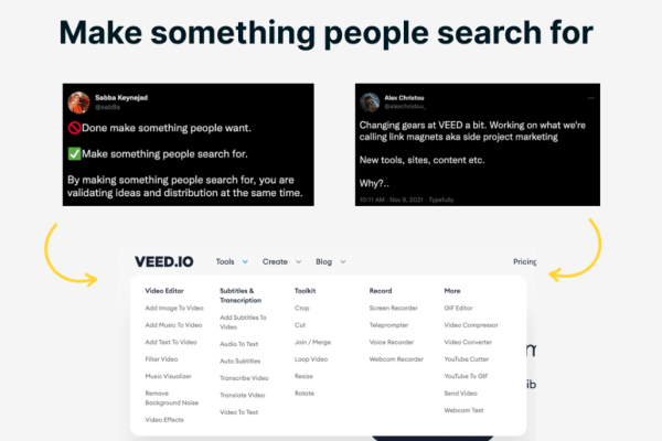 Make something people search for
