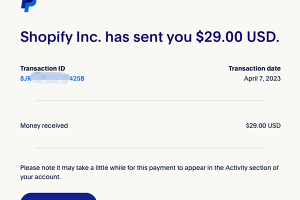 PayPal Notification