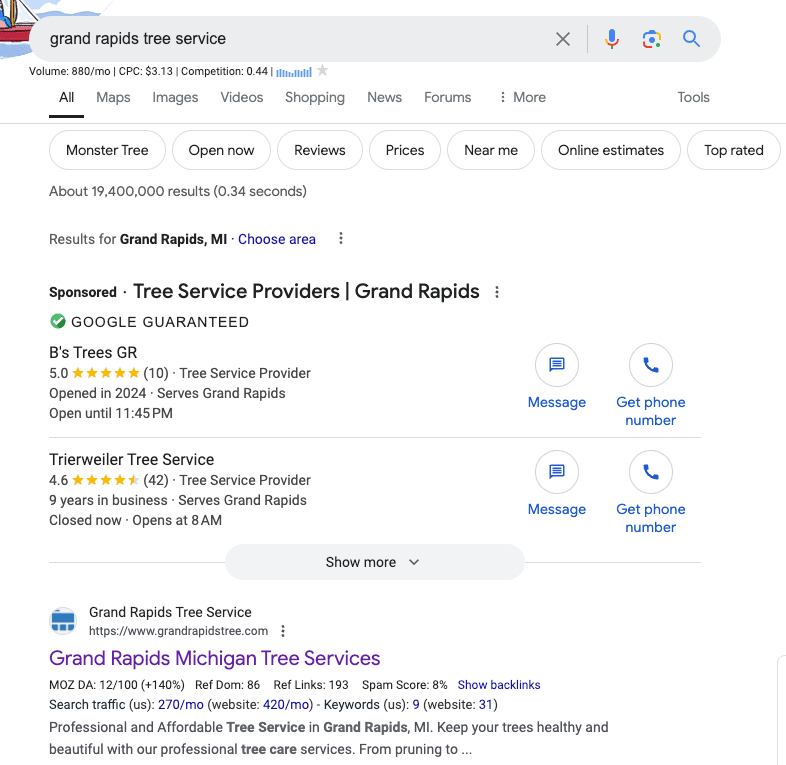 Rank and Rent 本地化 SEO 案例-2 Rank and Rent 本地化 SEO 案例-2