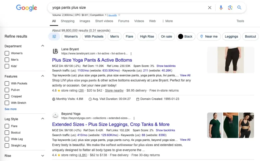 SERP 调研长尾词 2 SERP-调研长尾词-2