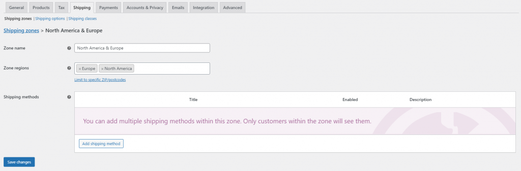 WooCommerce 配送设置 5 WooCommerce-Shipping-Setting
